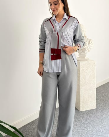 Back-knit shirt
