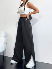 Elasticated waist wide leg straight underpants