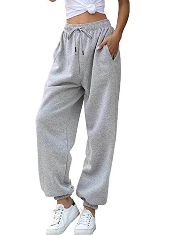 Women's Pocket Harem Casual Sweatpants